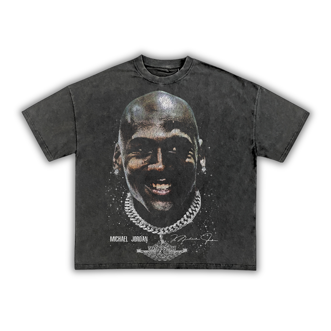 "Jordan" Big Face Bling T-Shirt