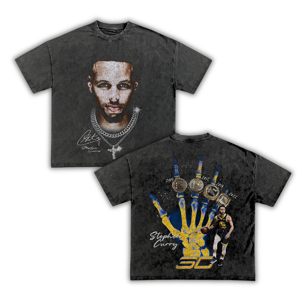 "Curry" Big Face Bling T-Shirt (DS)