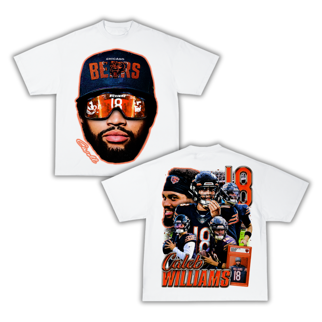 "#1 Draft Pick" Caleb Williams Big Face T-Shirt