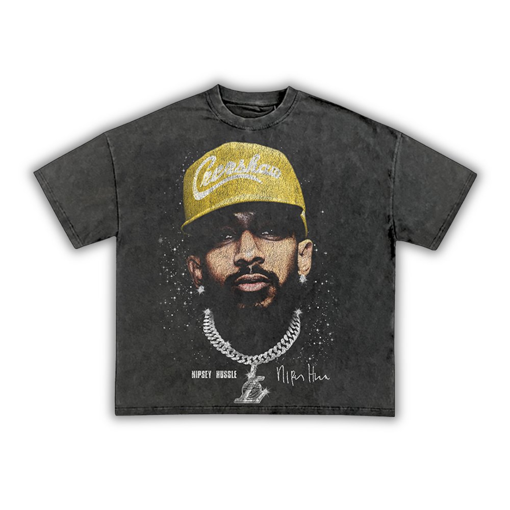 "Nipsey" Big Face Bling T-Shirt