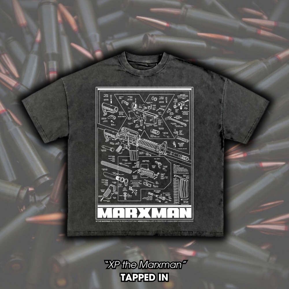 "XP the Marxman" Blueprint T-Shirt
