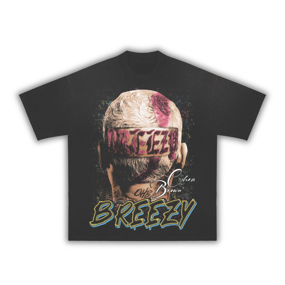 "Breezy" Chris Brown Big Face T-Shirt