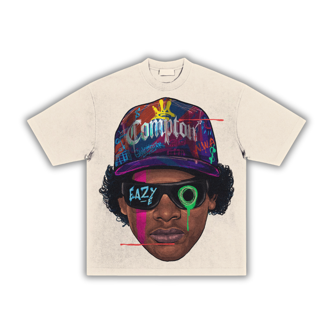 "Eazy" Big Face Art T-Shirt