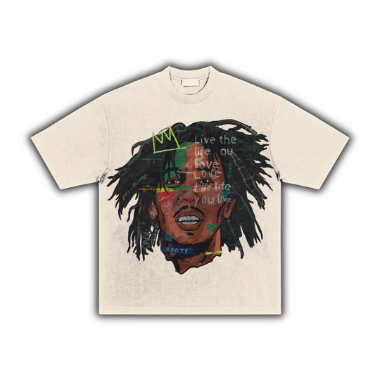 "Bob Marley" Basquiat Big Face T-Shirt