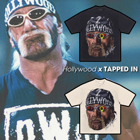 "Hollywood" Big Face Art T-Shirt