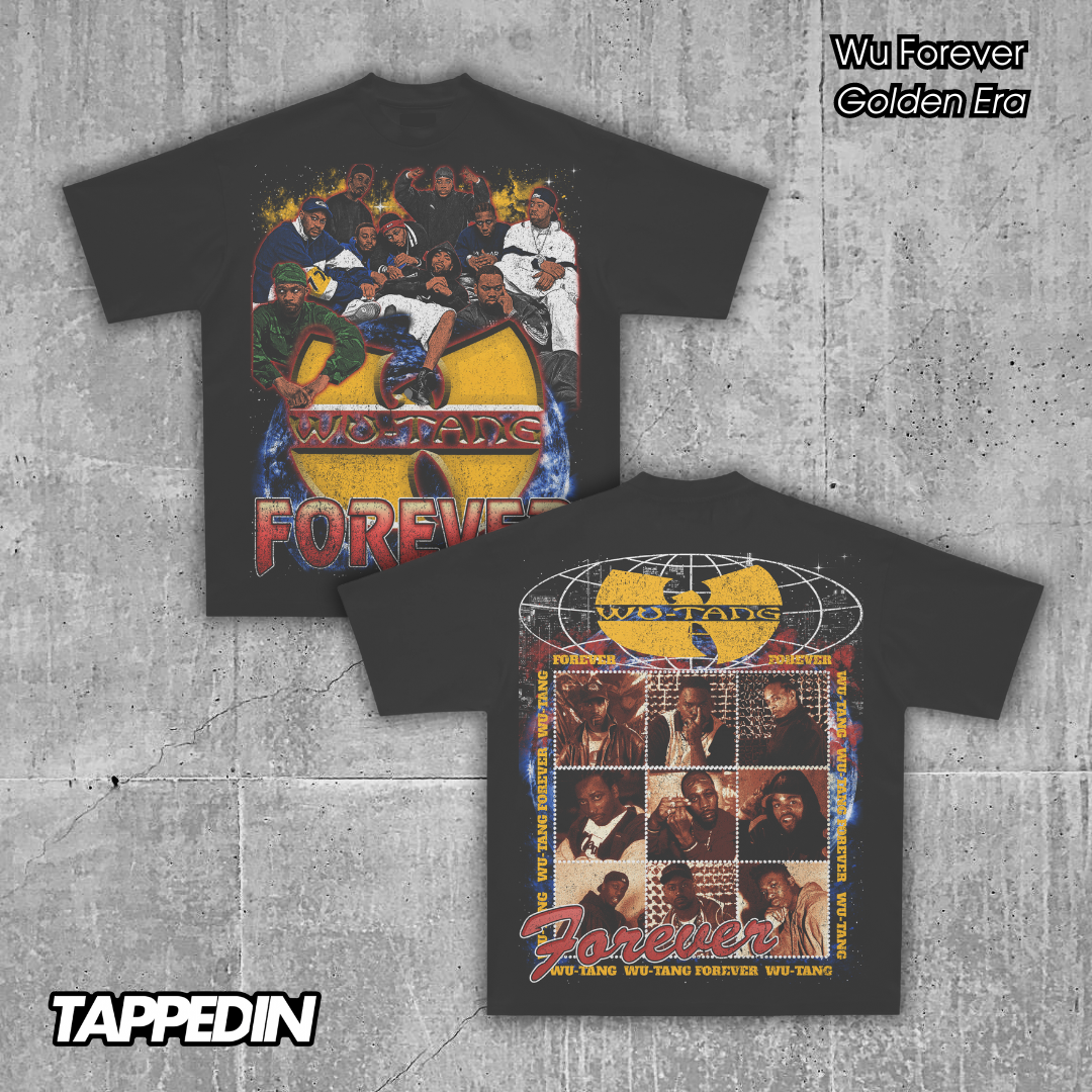 "Wu Forever" 90s Vintage Style T-Shirt